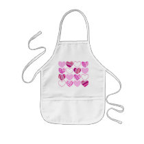 Valentine Hearts Kids Apron