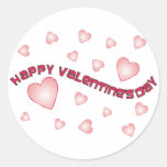 Valentine Hearts Stickers