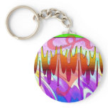 Valentine love heart key chain