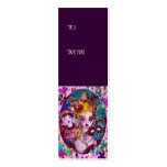 VALENTINE MASQUERADE MASKS AND CONFETTI, purple business cards