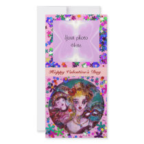 VALENTINE MASQUERADE MASKS ,CONFETTI,pink purple