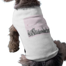 Valentine NYC pink Doggie T Shirt