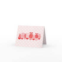 Valentine Owls Cards