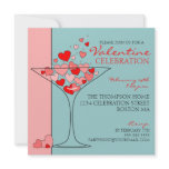 Valentine Party Heart Love Cocktail Invitation