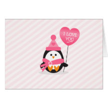 Valentine Penguin Cards