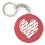 Valentine Photo Frame keychains