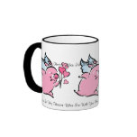 Valentine Pig Personalised Mug