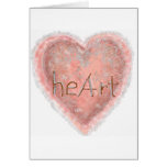 Valentine Pink Heart Card