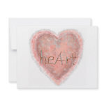 Valentine Pink Heart Personalized Invitation
