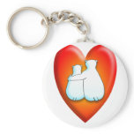 VALENTINE POLAR BEARS keychains