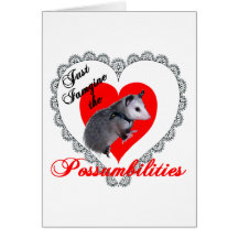 Valentine Possum Cards