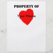 Valentine Property Of Flyers