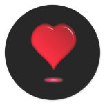 Valentine Red Heart Exclamation stickers