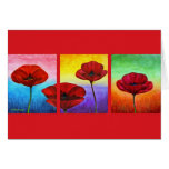 Valentine Red Poppies Painting - Multi Cards