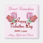 Valentine Roses - Great Grandma Magnet