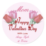 Valentine Roses - Mom Sticker