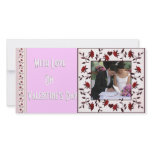 Valentine roses photo card photo cards