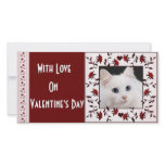 Valentine roses photo card photo cards