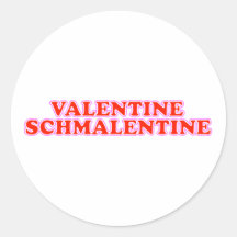 Valentine Schmalentine Sticker