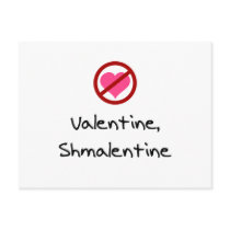 Valentine, Shmalentine Post Cards