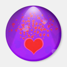 VALENTINE Spotlight. Fridge Magnet