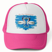 Valentine Swan Collection Mesh Hats
