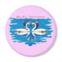 Valentine Swan Collection Magnet
