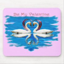 Valentine Swan Collection Mouse Mat