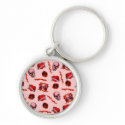 Valentine Tattoo Skull Hearts keychains