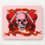 Valentine Tattoo Skull Hearts mousepads