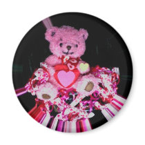 valentine teddy Photo 10269 Fridge Magnet
