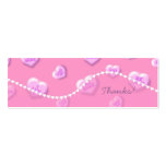 Valentine Thank You Tags business cards