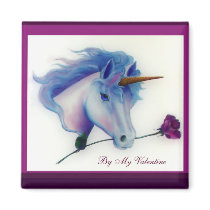 Valentine Unicorn Magnet