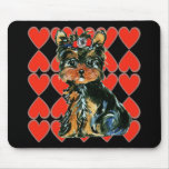 Valentine Yorkie Poo mousepads