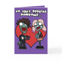Valentine Zombies Card