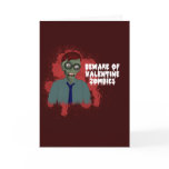 Valentine Zombies Greeting Card