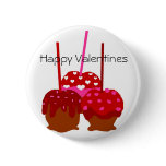 Valentines apples, Happy Valentines button