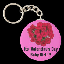 Valentine's Day Baby Girl !!! keychains
