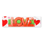 VALENTINES DAY Bumper Sticker bumper stickers