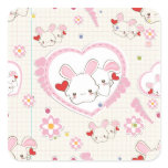 Valentine's Day Bunnies stickers