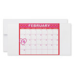 Valentines Day Calendar photo cards