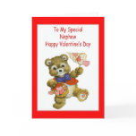 Valentine's Day Card For Nephew