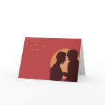 Valentine's day card. Gay love.