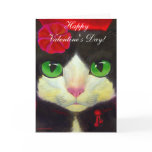 VALENTINE'S DAY CARD - TUXEDO CAT
