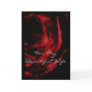 Valentine's Day Card, Wife, Deep Red Rose
