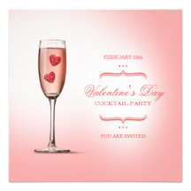 Valentine's Day Cocktail Party invitation