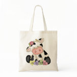 Valentine's Day Cow tote bag