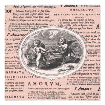 Valentine's Day Dinner Dance Vintage Cupids Personalized Announcement