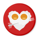 Valentine's day funny heart Custom  Magnet