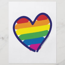 Valentine's Day Gay Pride Flyers